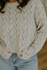 Soft Crochet Knit Sweater - Alpaca