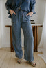 Chambray/Tencel Wide Leg Pant