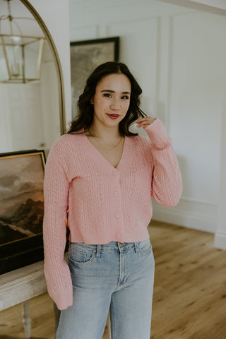 Exposed Seam Sweater - Red