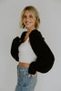 Cozy Topper Sweater - Black