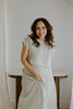 Striped Top & Skirt Set - Olive