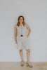 Linen Vest & Shorts Set - Oatmeal
