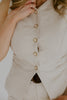 The Elevated Linen Vest - Oatmeal