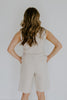 Linen Vest & Shorts Set - Oatmeal