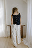 Square Neck Tank - Navy