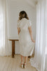 Button Down Midi Shirt Dress - Oat