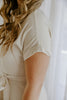Button Down Midi Shirt Dress - Oat