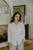 Long Sleeve Tencel Button up - White