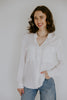 Classic Linen Button Up - White
