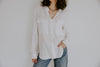 Classic Linen Button Up - White