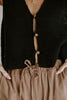 Linen Pant With Straight Leg - Cocoa