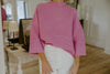 3/4 Ribbed Sweater - Pink