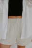 Boxer Style Linen Short - Oat