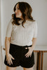 Linen Shorts With Pockets - Black