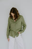 Classic Linen Button up - Olive