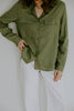 Classic Linen Button up - Olive