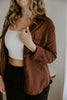 Classic Linen Button Up - Chocolate