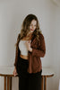 Classic Linen Button Up - Chocolate