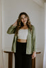 Classic Linen Button up - Olive