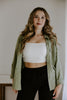 Classic Linen Button up - Olive