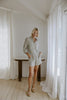 Long Sleeve Striped Button Down - Chive