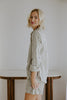 Long Sleeve Striped Button Down - Chive