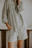 Classic Cut Striped Short - Chive