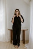 Linen Button Up Shirt - Black