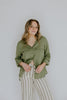 Classic Linen Button up - Olive