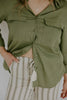 Classic Linen Button up - Olive