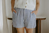 Classic Cut Striped Short - Blue