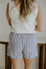 Classic Cut Striped Short - Blue