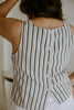 Square Neck Tank - Stripe