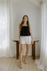 Navy Multi Stripe Short