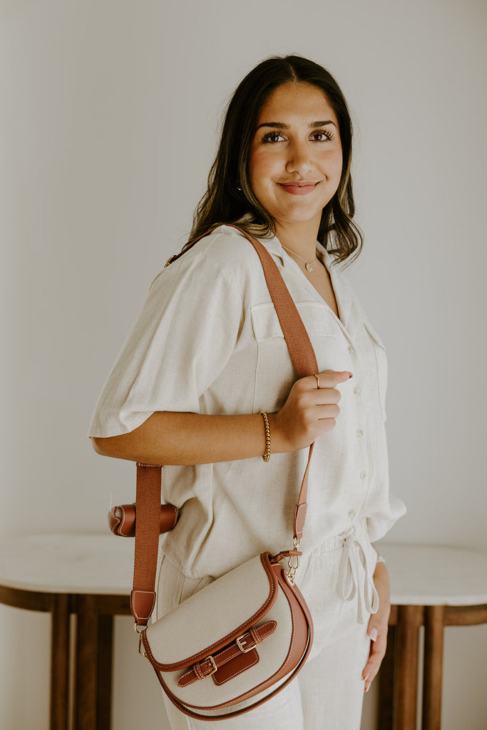 The Two-Tone Bag - Tan