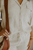 Linen Button Up Shirt - Oat
