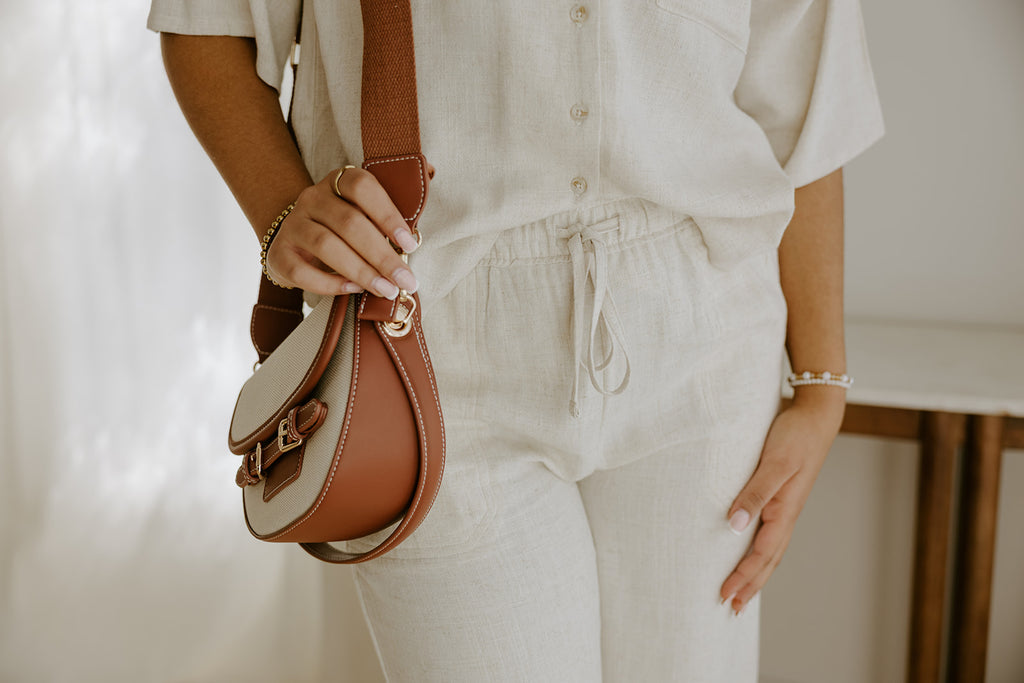 The Two-Tone Bag - Tan