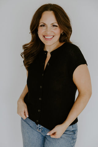 Classic Linen Button Up - Chocolate