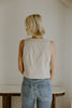 Thin Stripe Vest - Khaki and White
