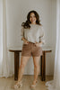 Linen Shorts With Pockets - Cocoa