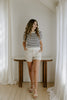 Linen Shorts with Pockets - Oat