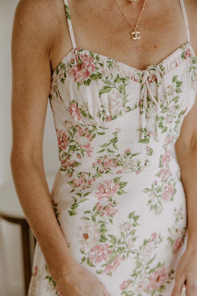 Dreaming Floral Dress - Pink