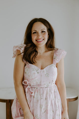 Tube Maxi with Cowl Back - Pink