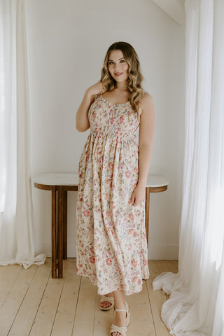 Tube Maxi with Cowl Back - Pink