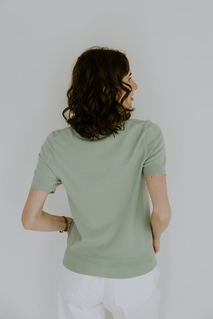 The Foundation Sweater - Seafoam