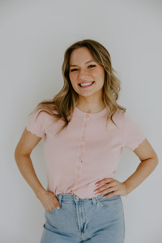 Maxi Floral Dress - Blush Rose