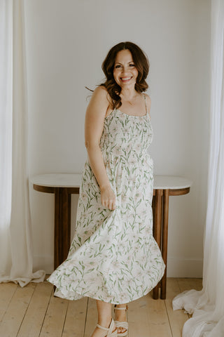 Tube Maxi with Cowl Back - Pink