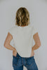 Knit Vest with Cap Sleeve - Ivory