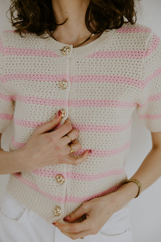 Maxi Floral Dress - Blush Rose