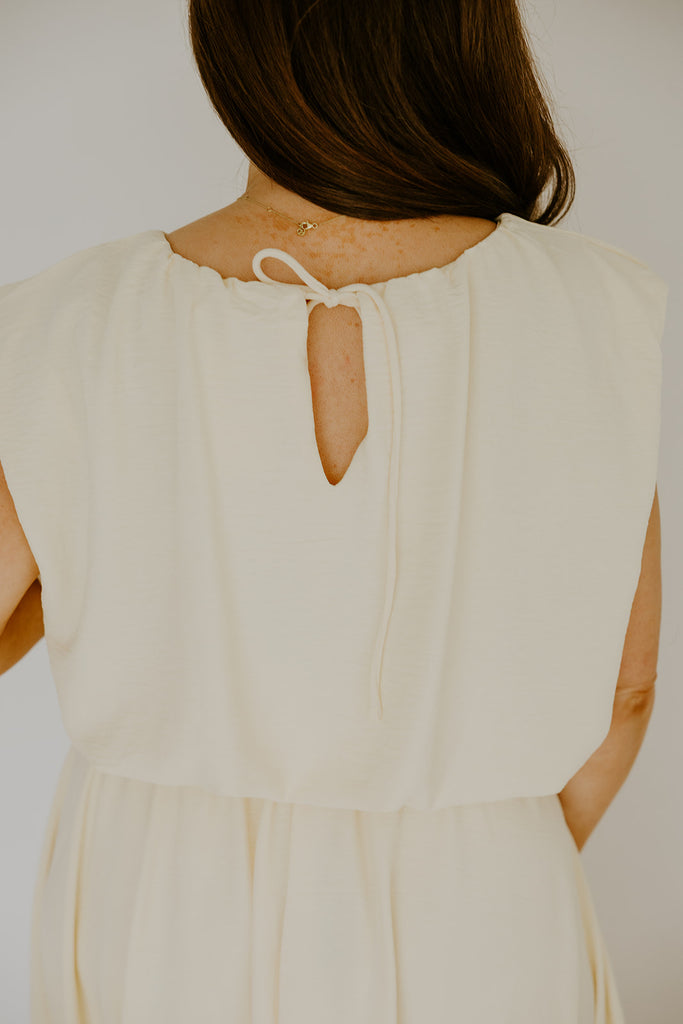 Bubble Top & Midi Skirt Set - Yellow